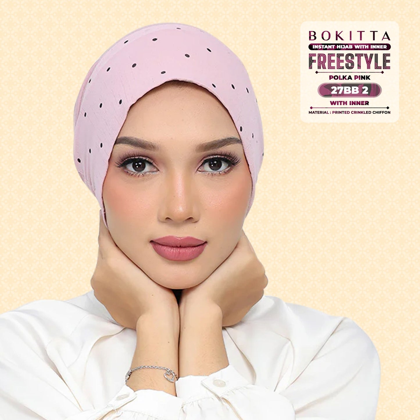 Bokitta Inspired Polka Pink Collecion - Free Box