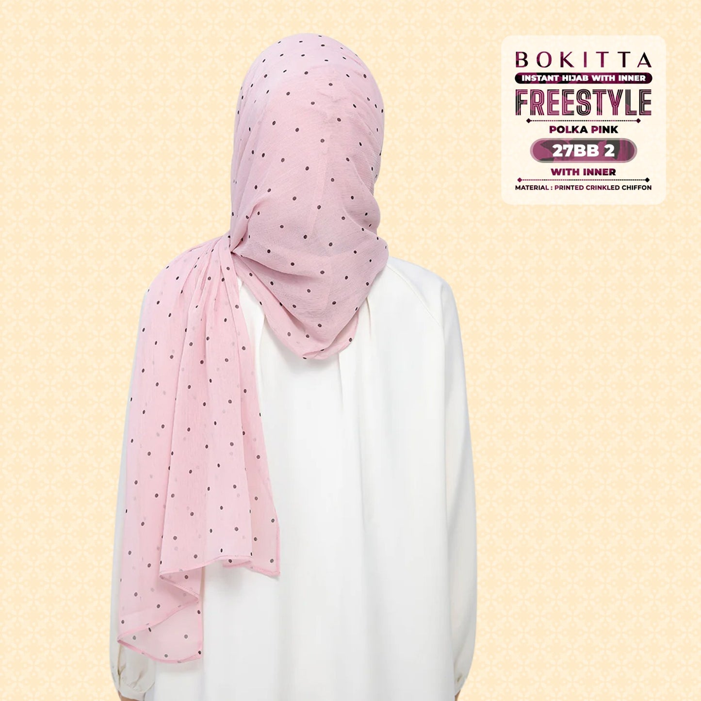 Bokitta Inspired Polka Pink Collecion - Free Box