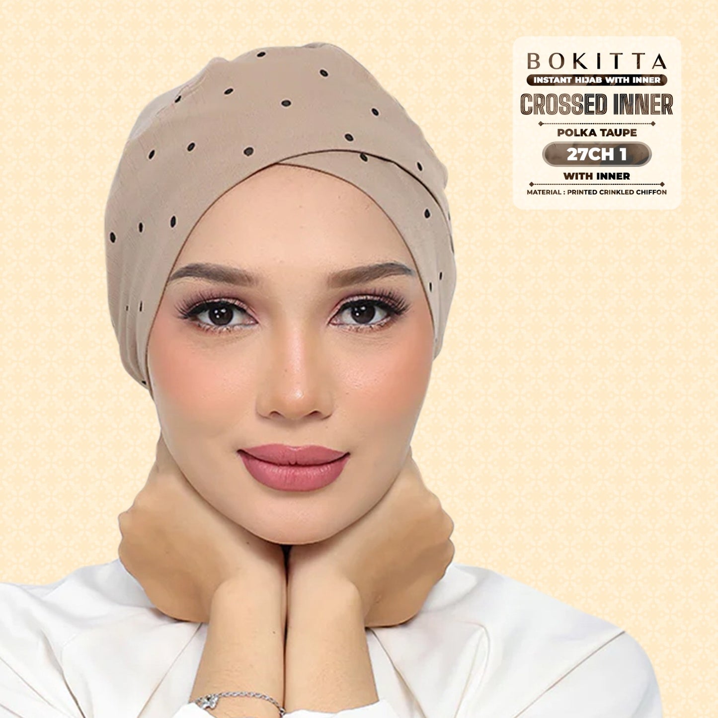 Bokitta Inspired Polka Taupe Collecion - Free Box