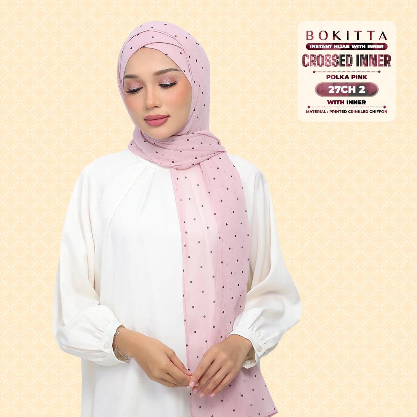 Bokitta Inspired Polka Pink Collecion - Free Box