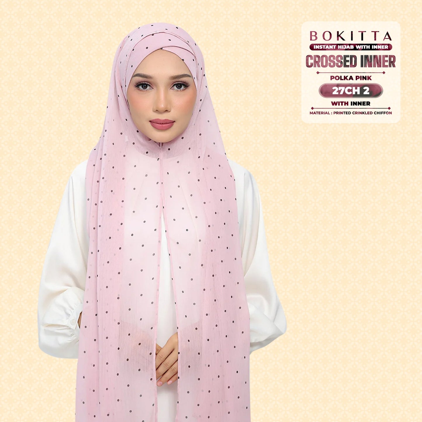 Bokitta Inspired Polka Pink Collecion - Free Box