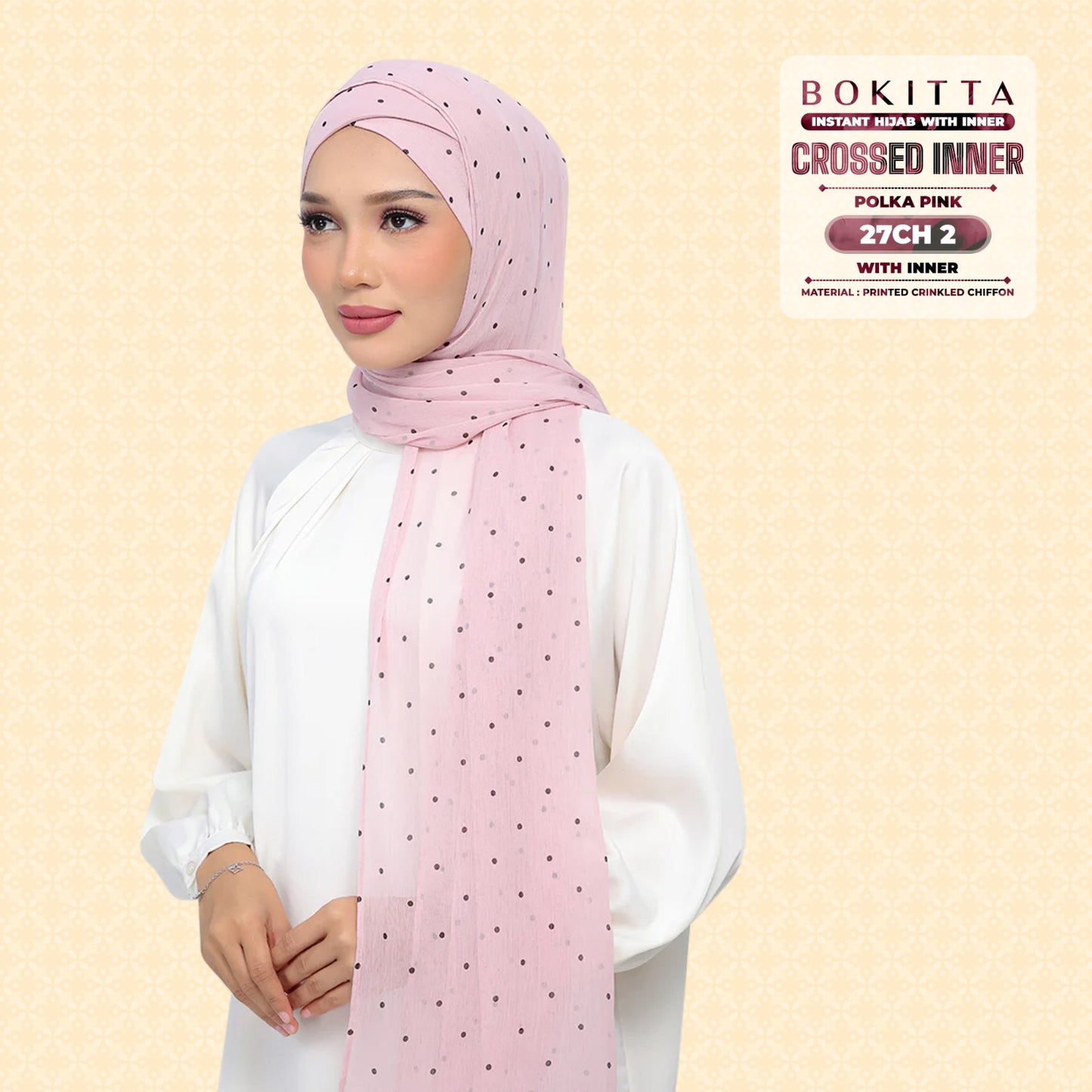Bokitta Inspired Polka Pink Collecion - Free Box