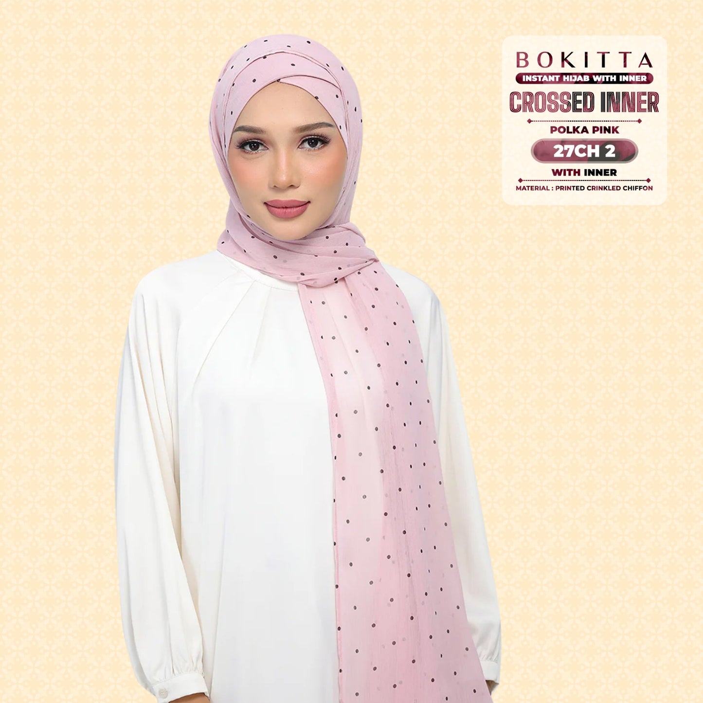 Bokitta Inspired Polka Pink Collecion - Free Box