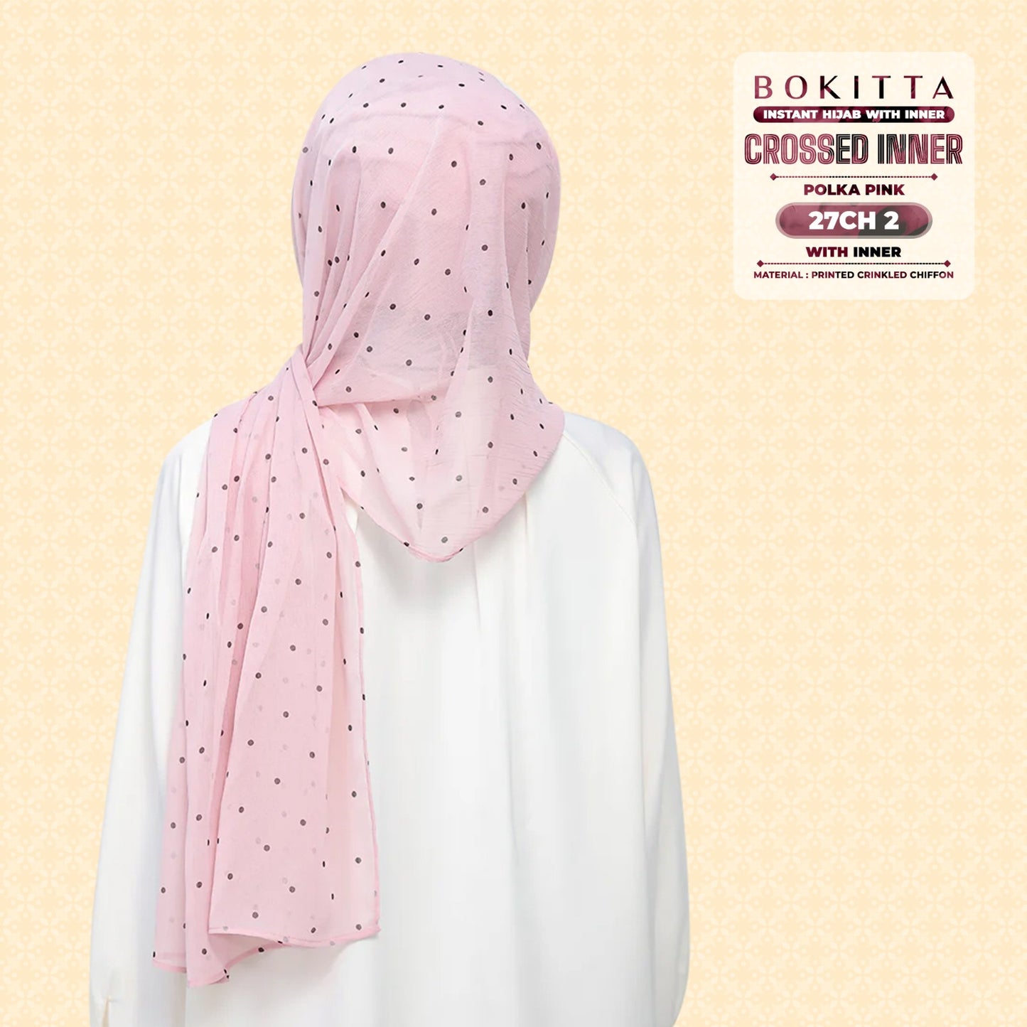Bokitta Inspired Polka Pink Collecion - Free Box