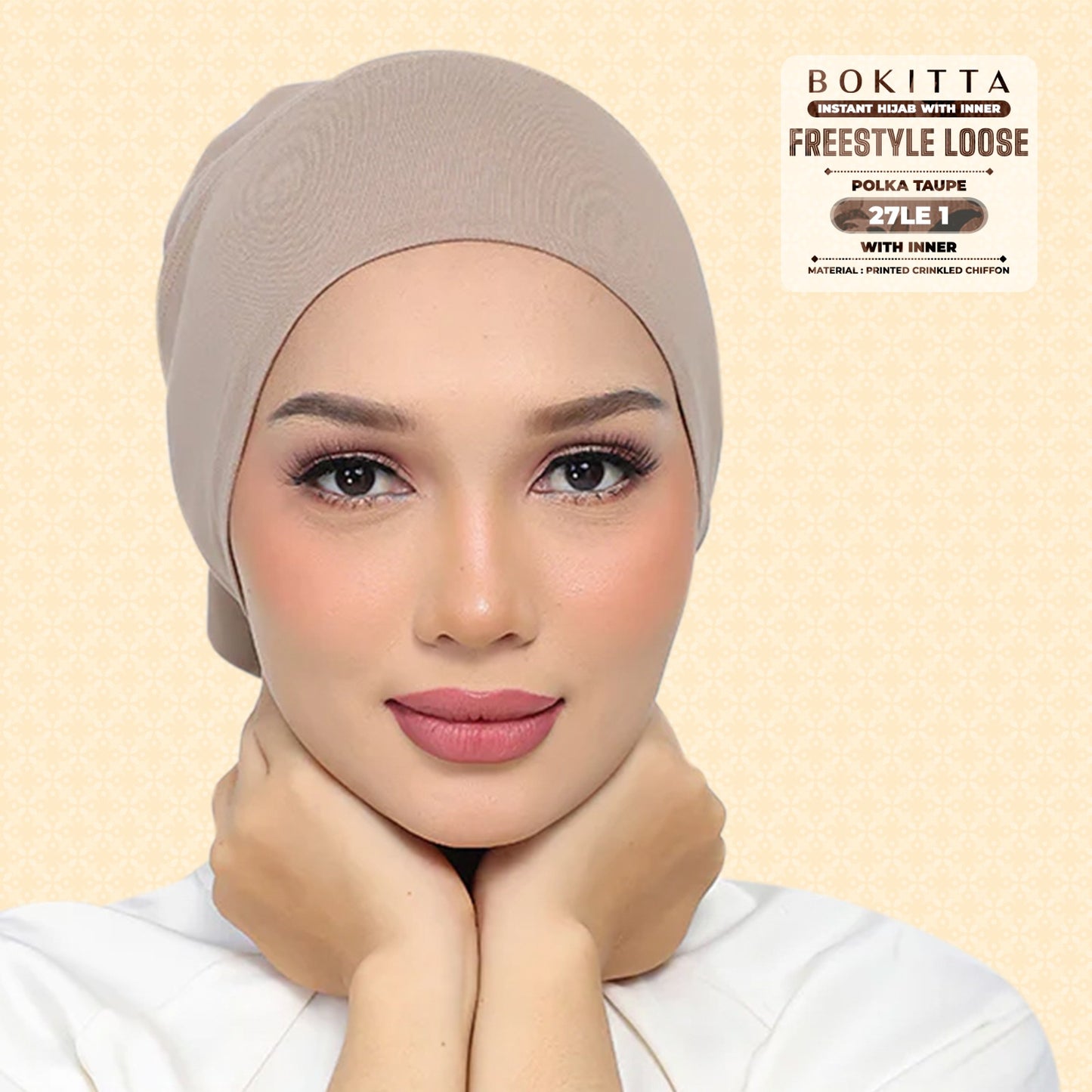 Bokitta Inspired Polka Taupe Collecion - Free Box