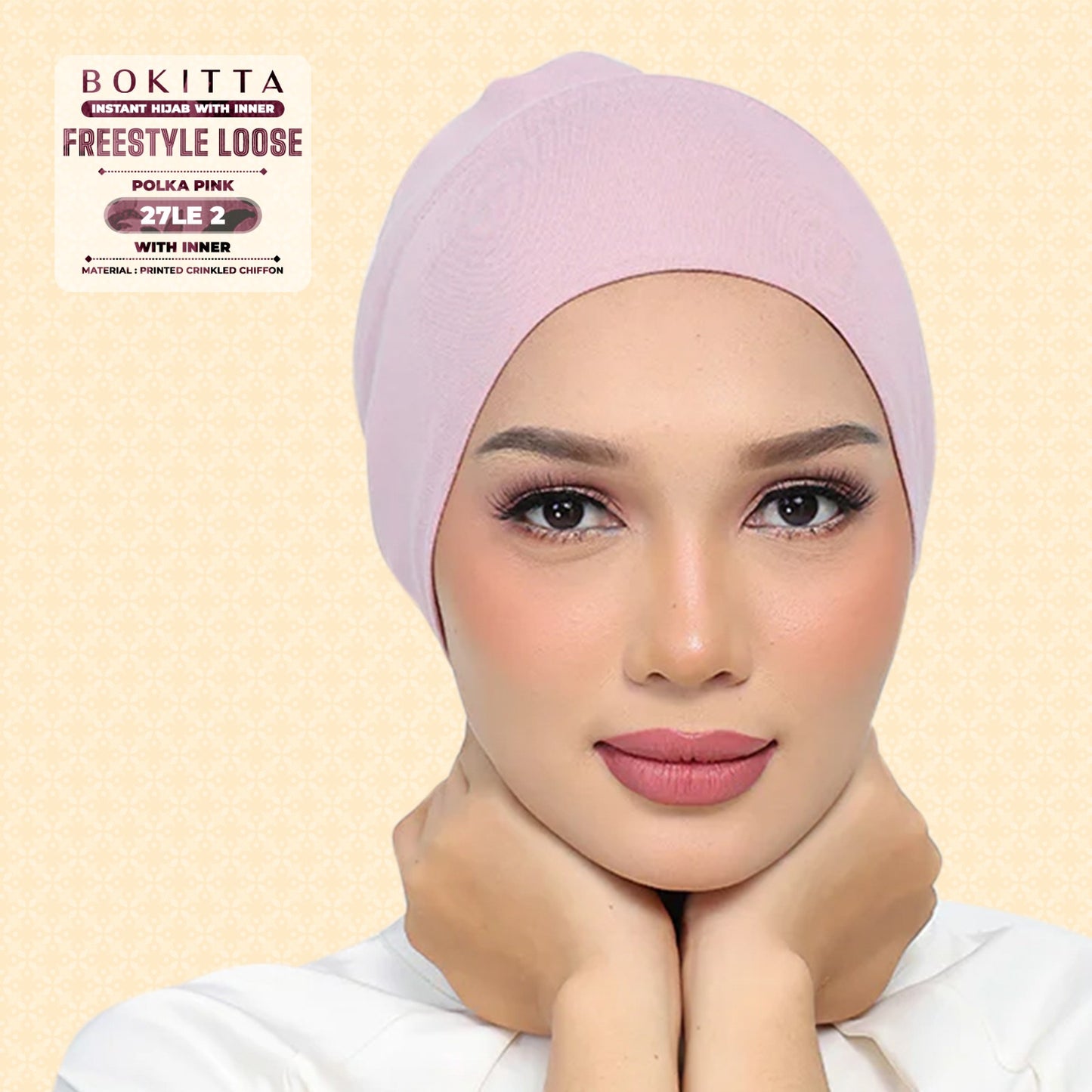 Bokitta Inspired Polka Pink Collecion - Free Box