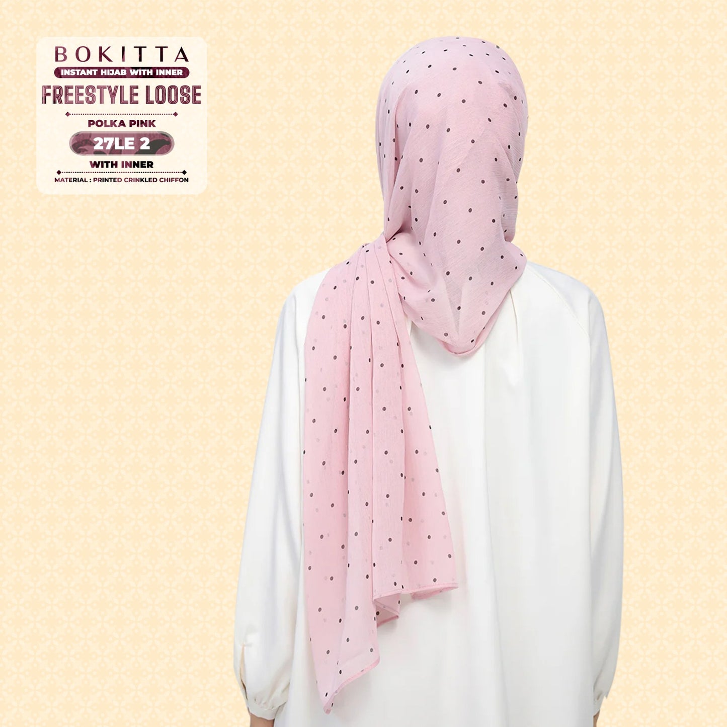 Bokitta Inspired Polka Pink Collecion - Free Box