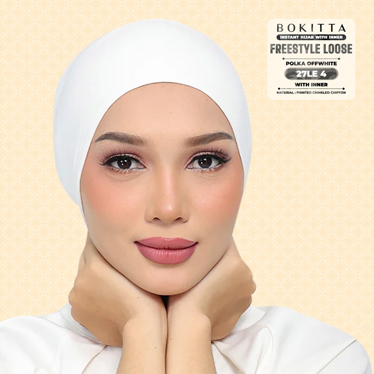 Bokitta Inspired Polka Offwhite Collecion - Free Box