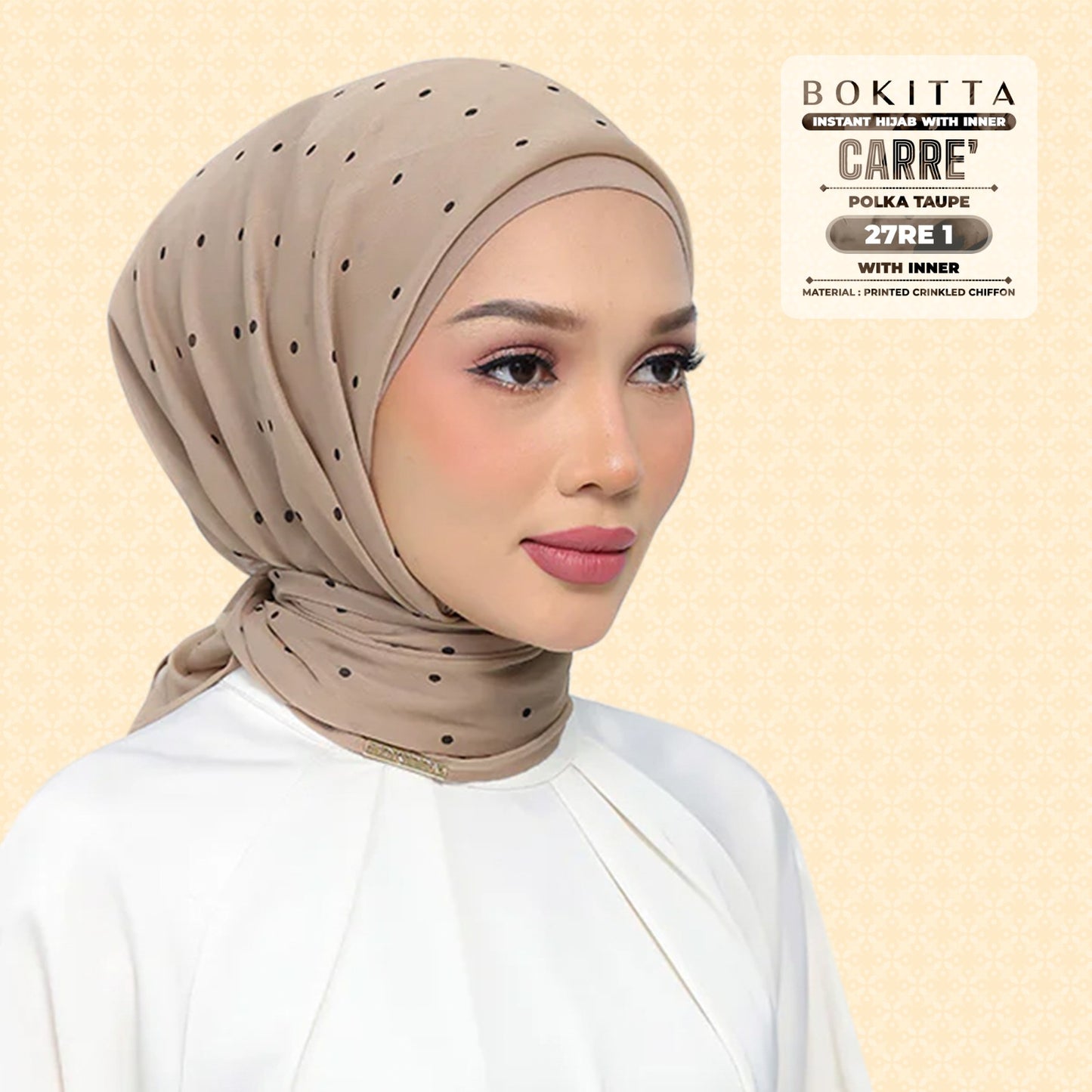 Bokitta Inspired Polka Taupe Collecion - Free Box
