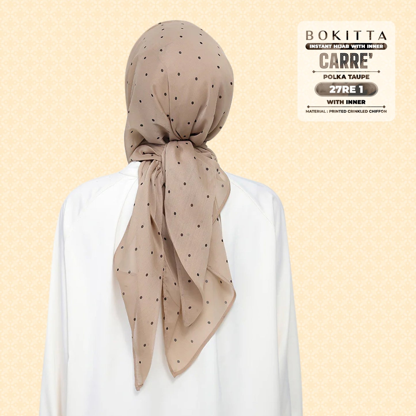 Bokitta Inspired Polka Taupe Collecion - Free Box