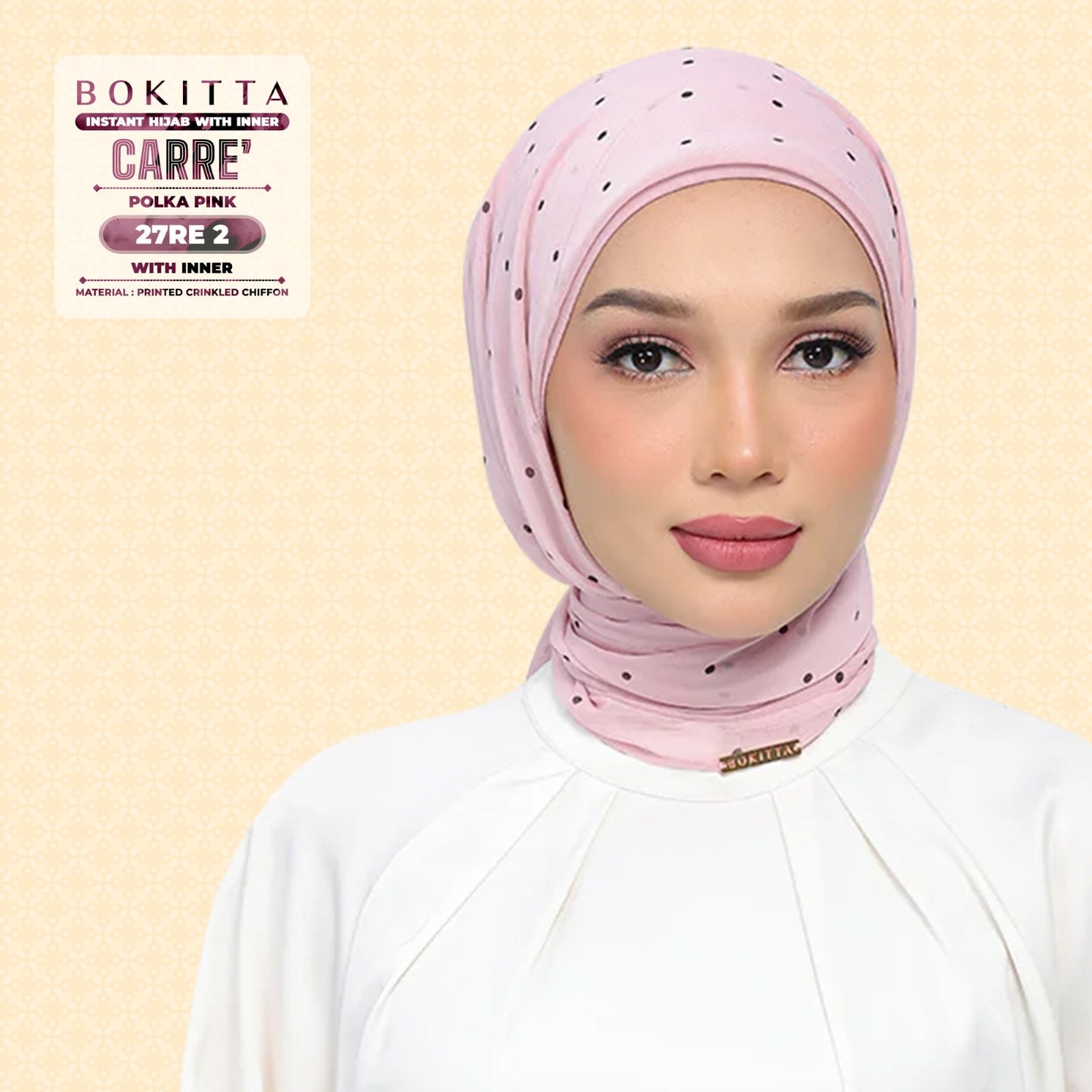 Bokitta Inspired Polka Pink Collecion - Free Box