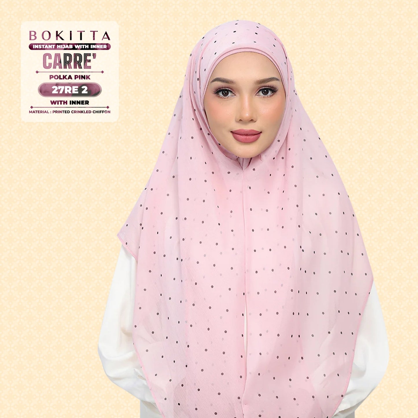 Bokitta Inspired Polka Pink Collecion - Free Box
