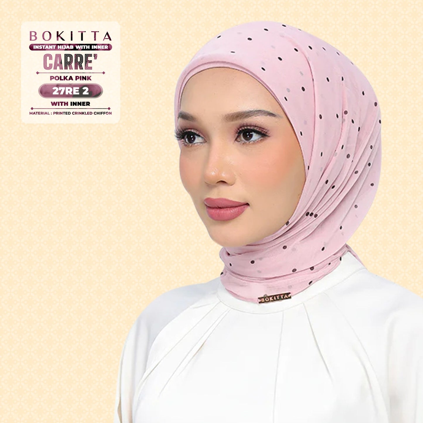 Bokitta Inspired Polka Pink Collecion - Free Box