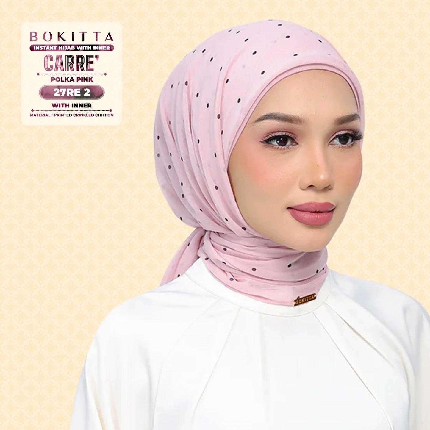 Bokitta Inspired Polka Pink Collecion - Free Box