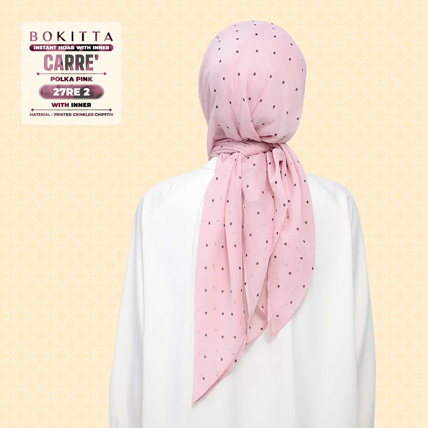Bokitta Inspired Polka Pink Collecion - Free Box