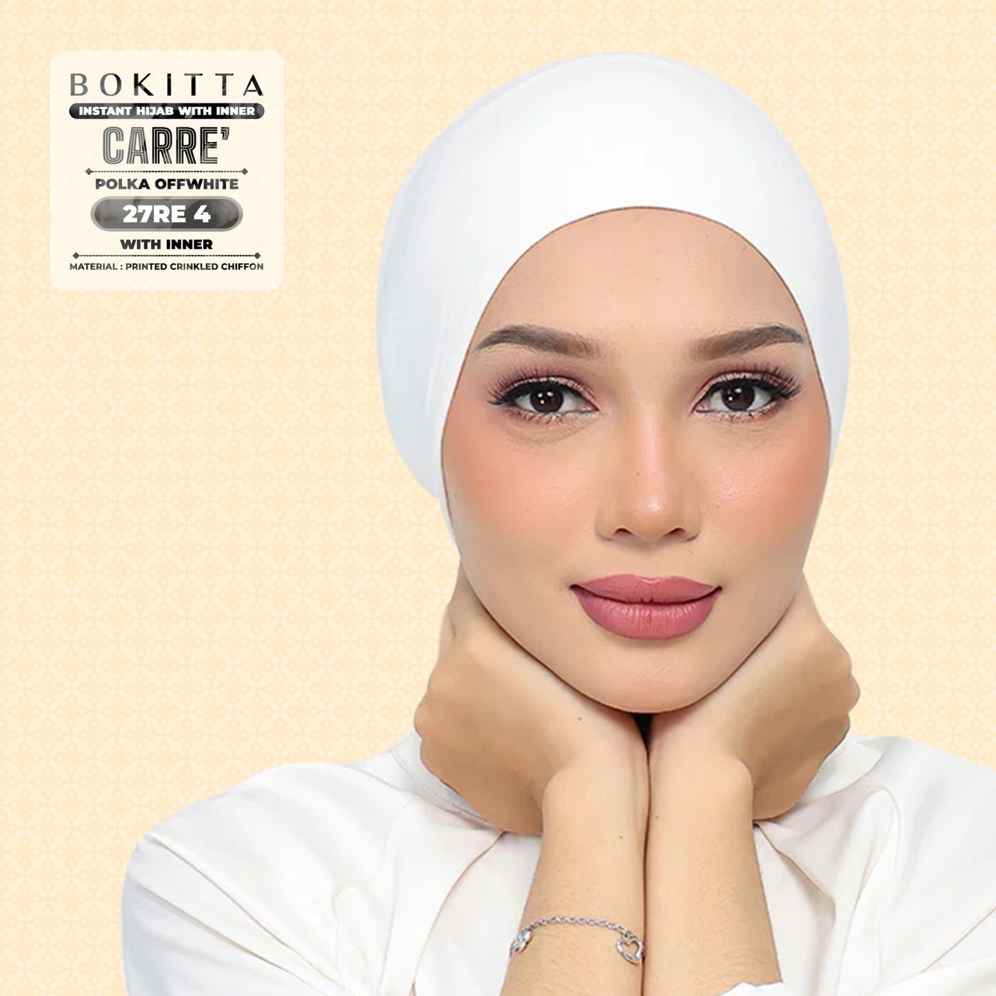 Bokitta Inspired Polka Offwhite Collecion - Free Box
