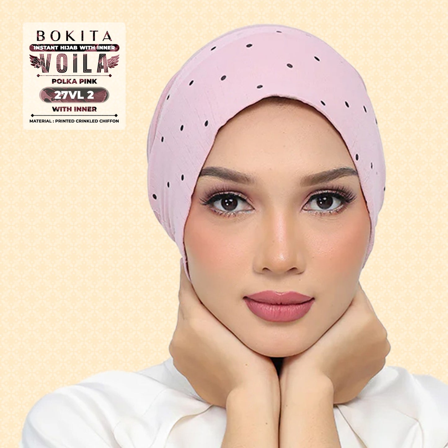 Bokitta Inspired Polka Pink Collecion - Free Box