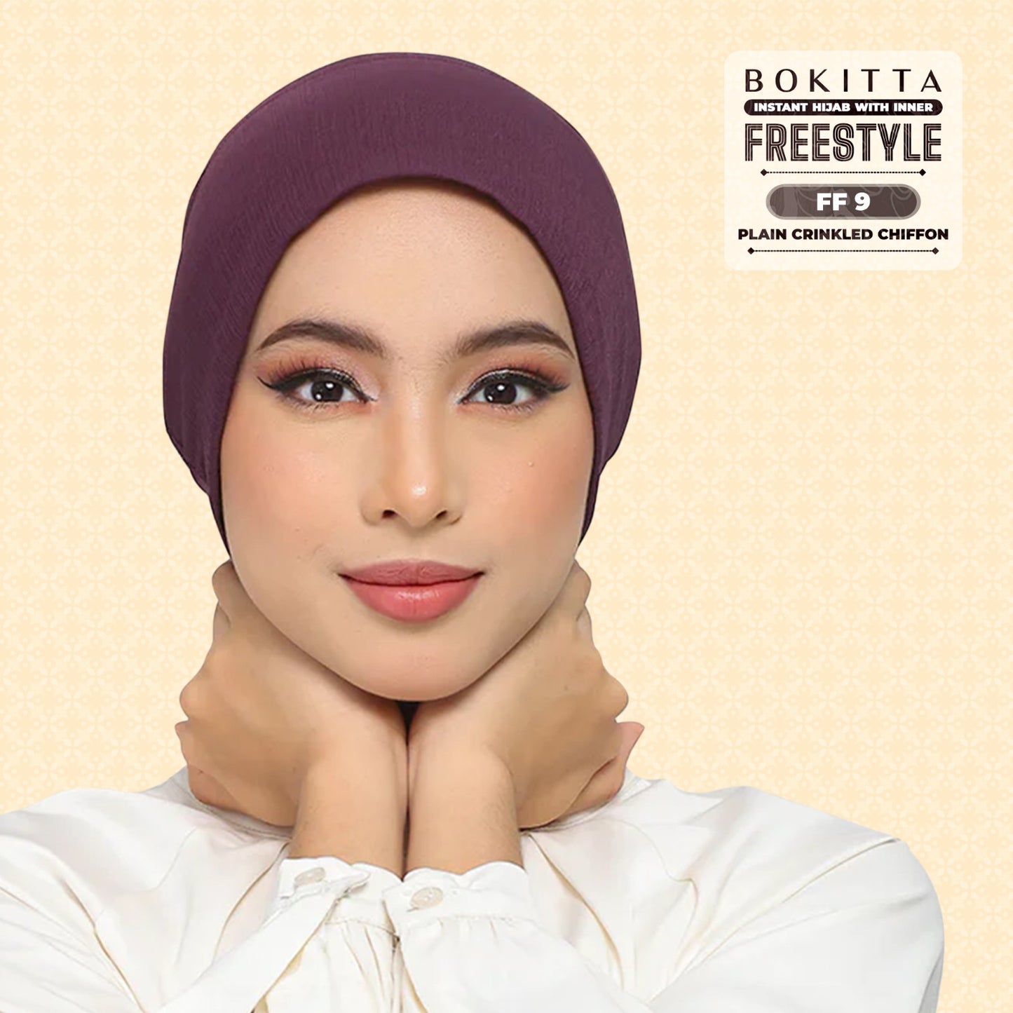 Bokitta Inspired Plain Collection In Purple - Free Box