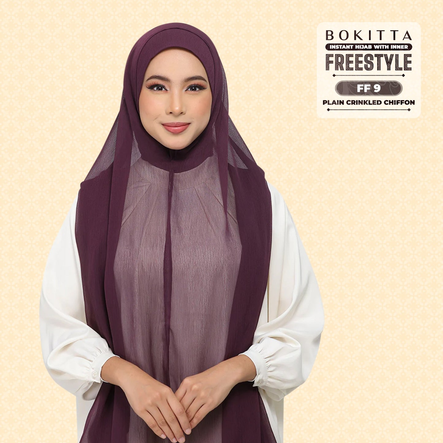 Bokitta Inspired Plain Collection In Purple - Free Box