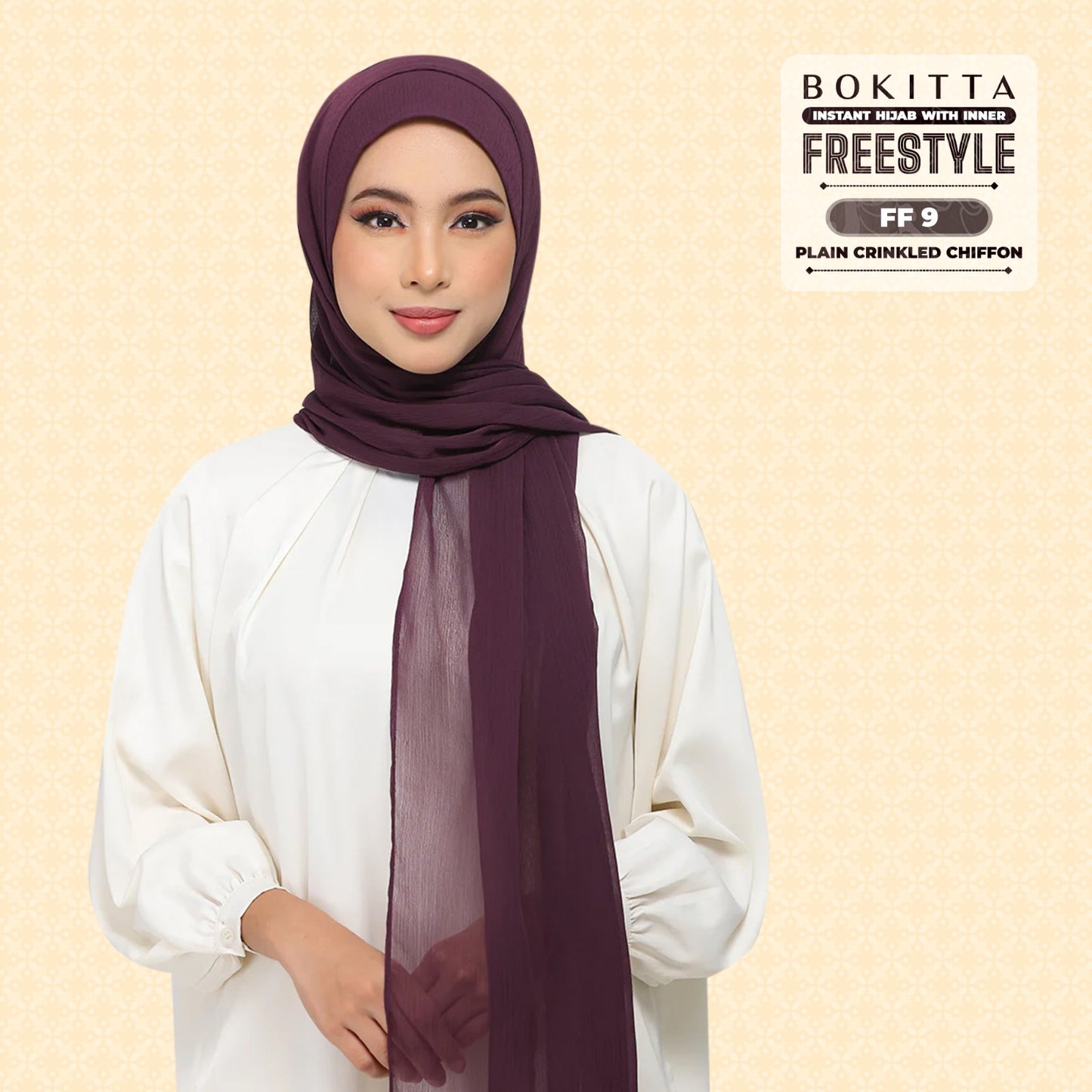 Bokitta Inspired Plain Collection In Purple - Free Box