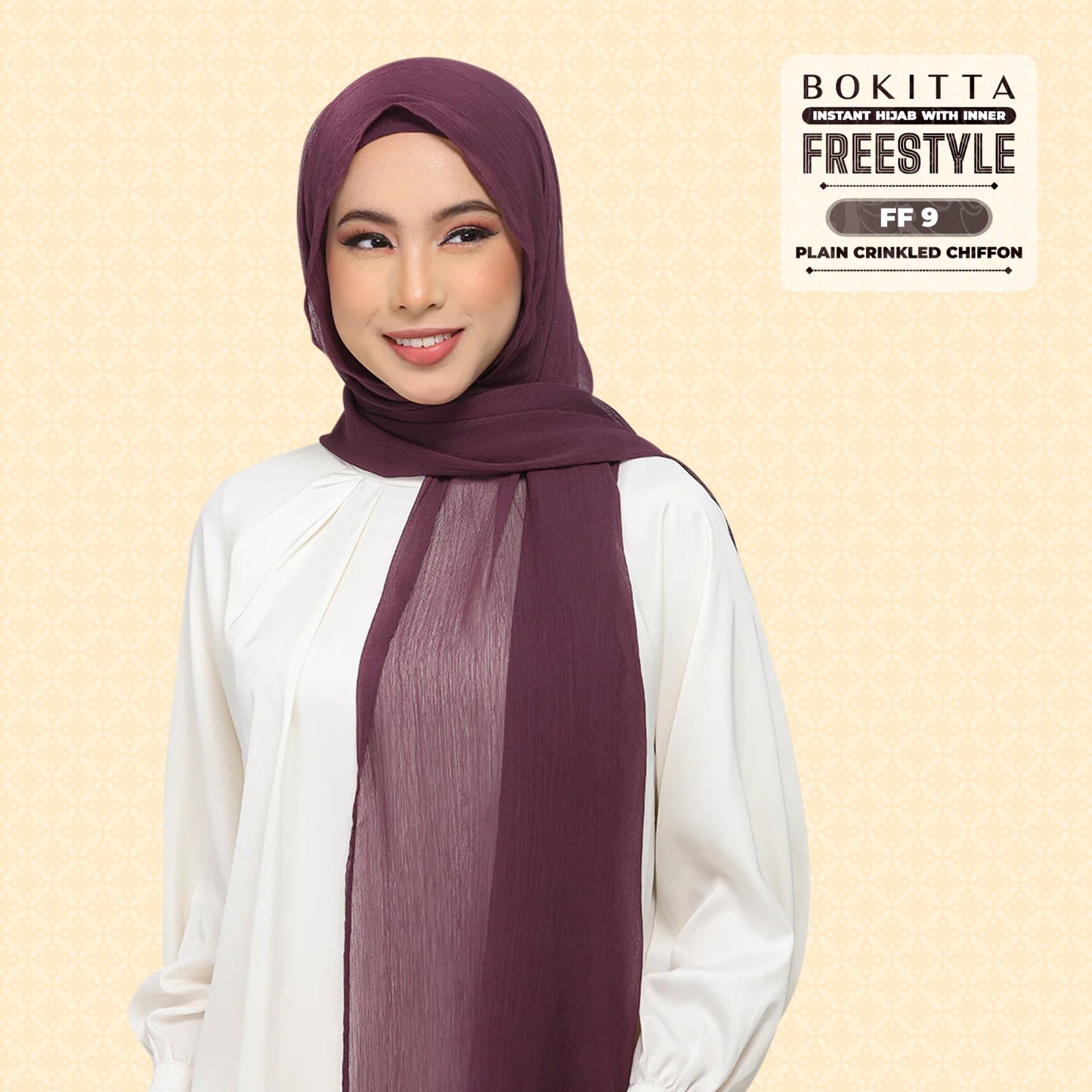 Bokitta Inspired Plain Collection In Purple - Free Box