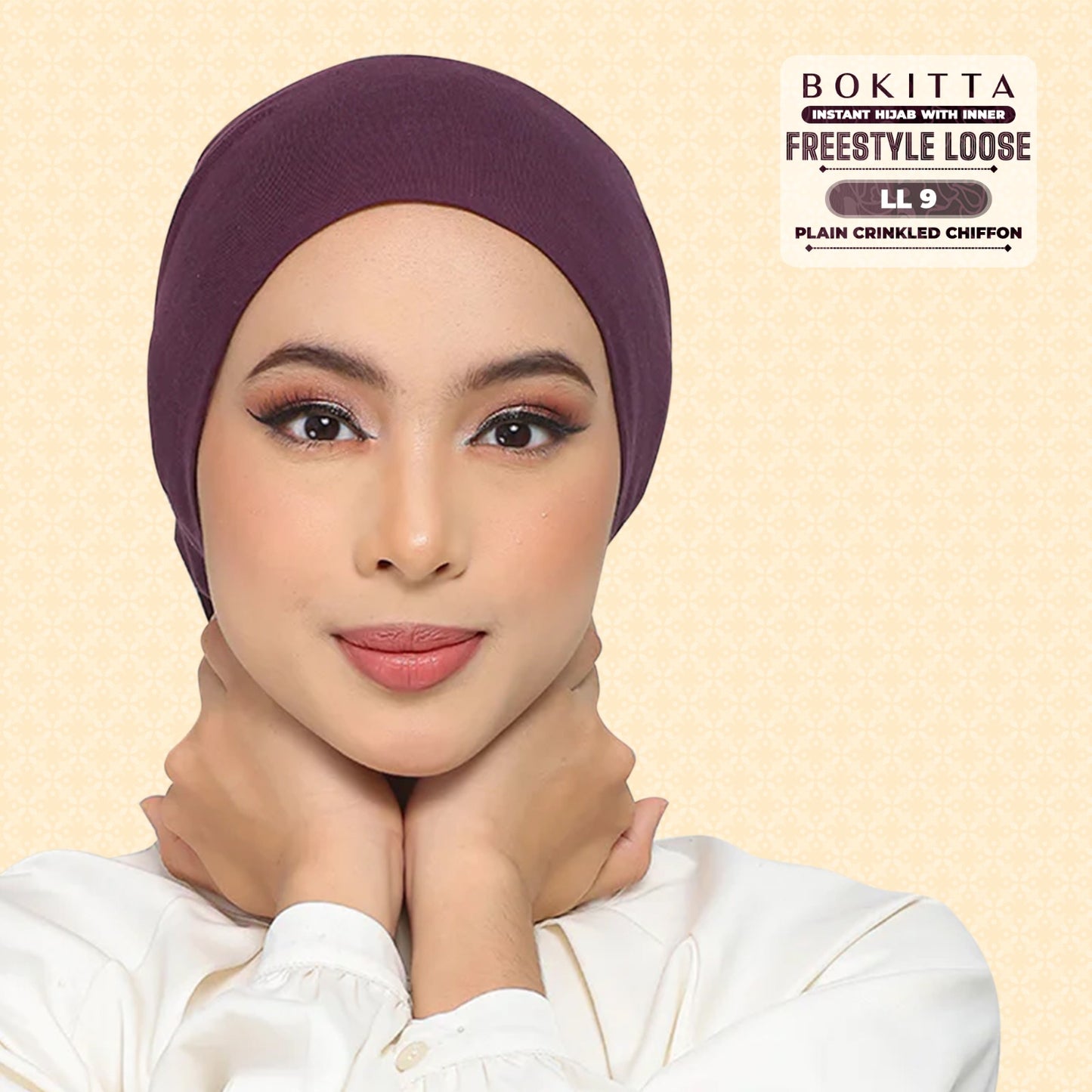 Bokitta Inspired Plain Collection In Purple - Free Box