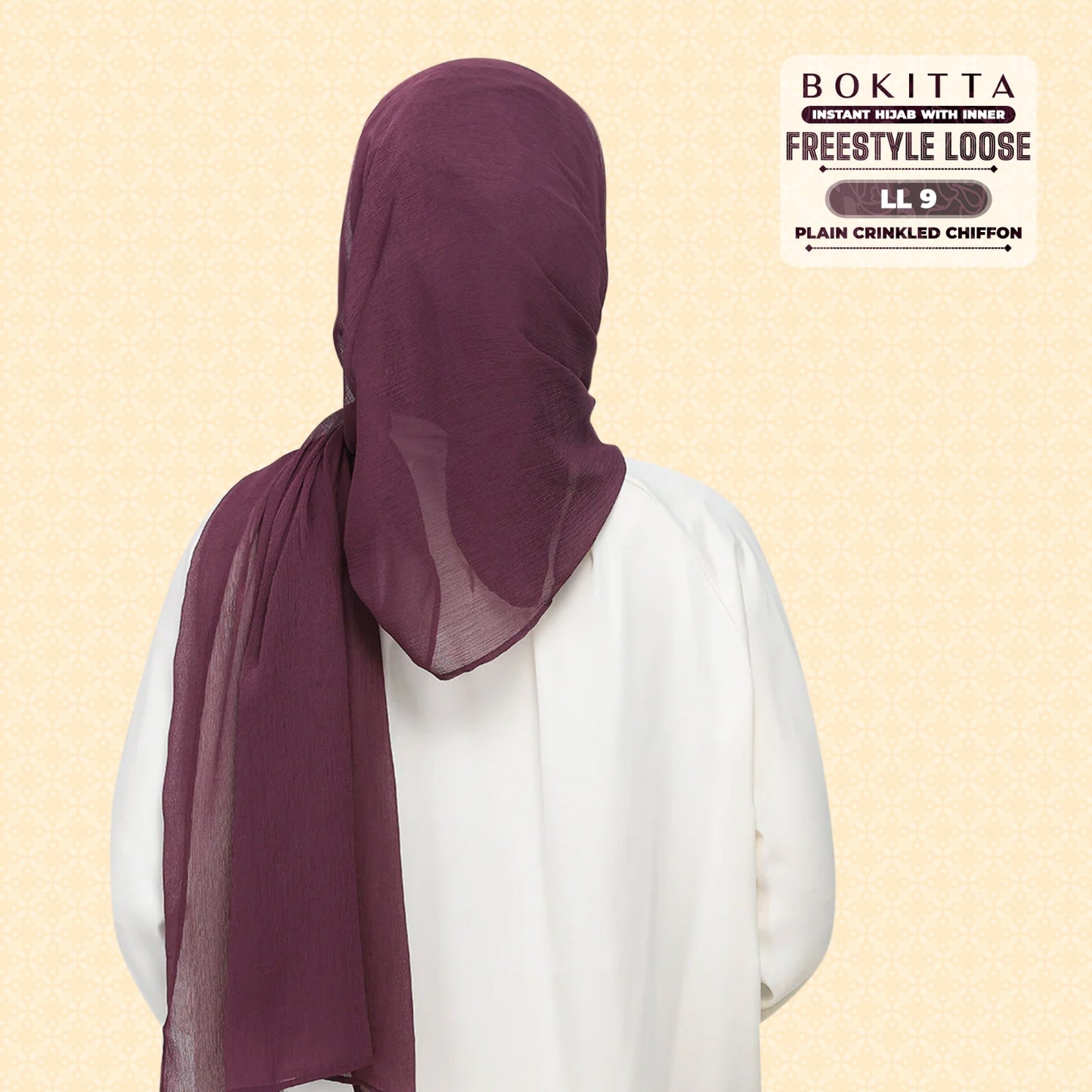 Bokitta Inspired Plain Collection In Purple - Free Box