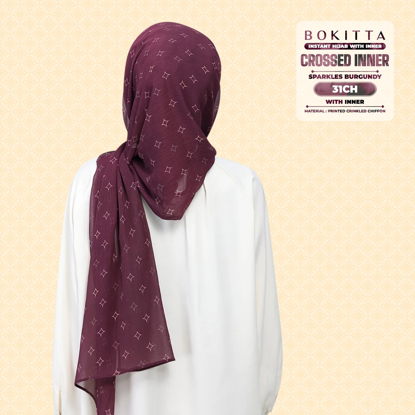 Bokitta Inspired Sparkle Burgundi Collecion (31BB) - Free Box