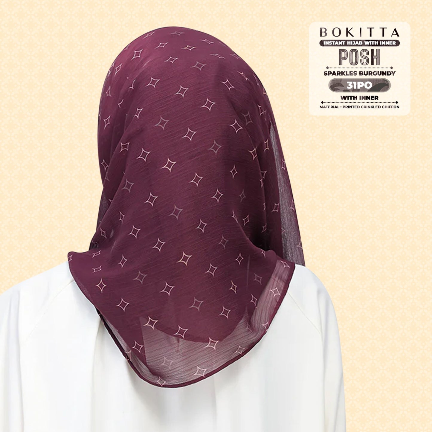 Bokitta Inspired Sparkle Burgundi Collecion (31BB) - Free Box
