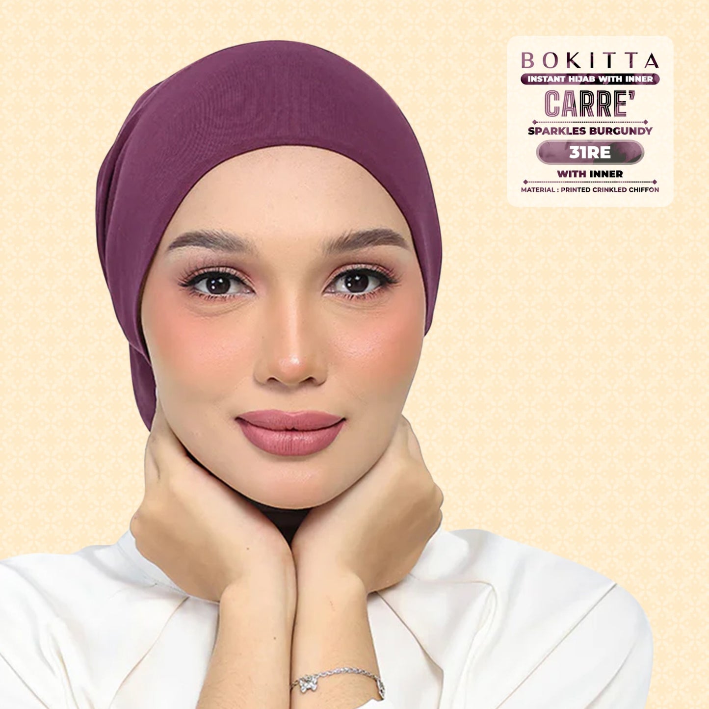 Bokitta Inspired Sparkle Burgundi Collecion (31BB) - Free Box