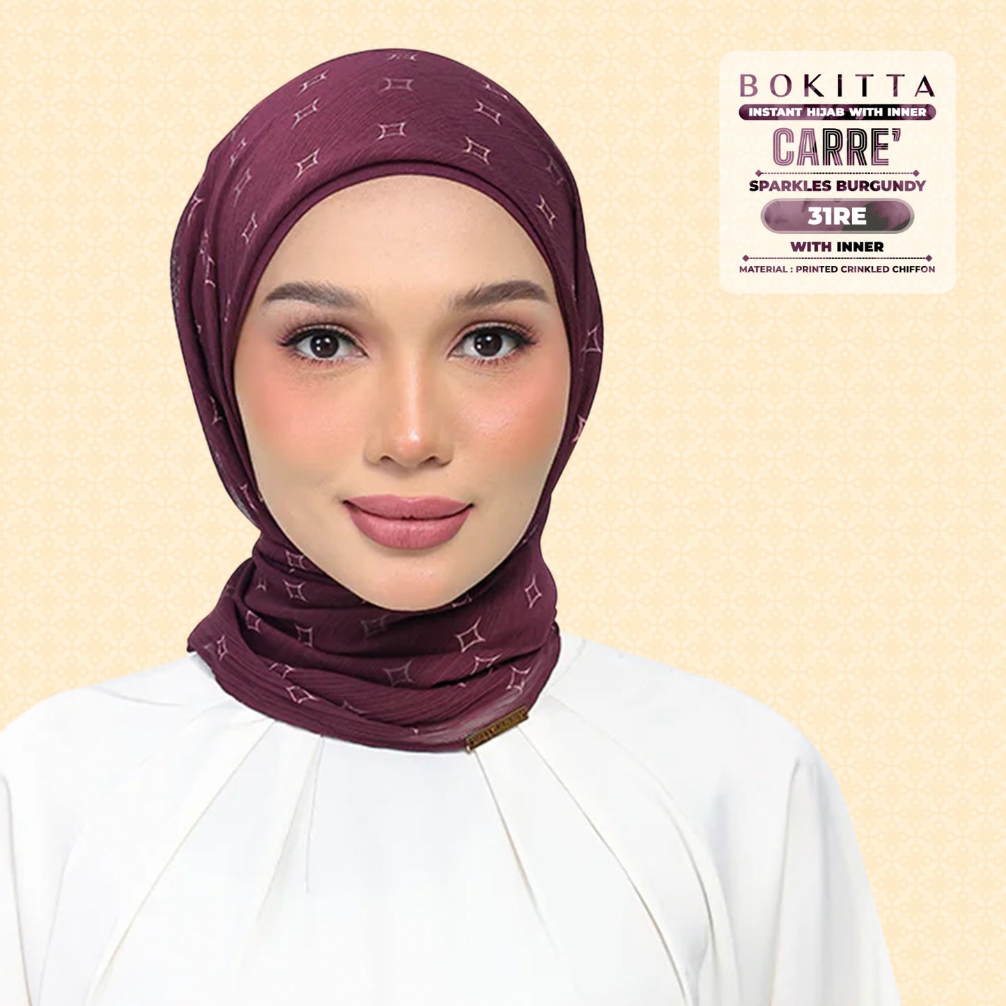 Bokitta Inspired Sparkle Burgundi Collecion (31BB) - Free Box