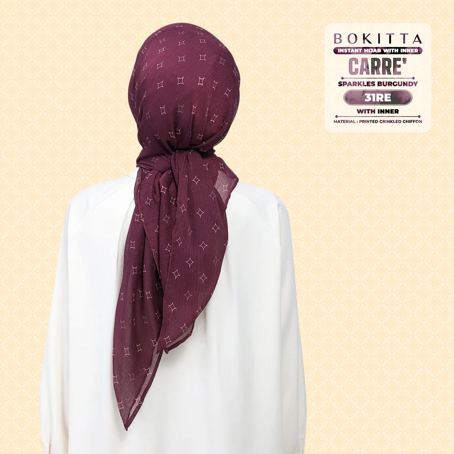Bokitta Inspired Sparkle Burgundi Collecion (31BB) - Free Box