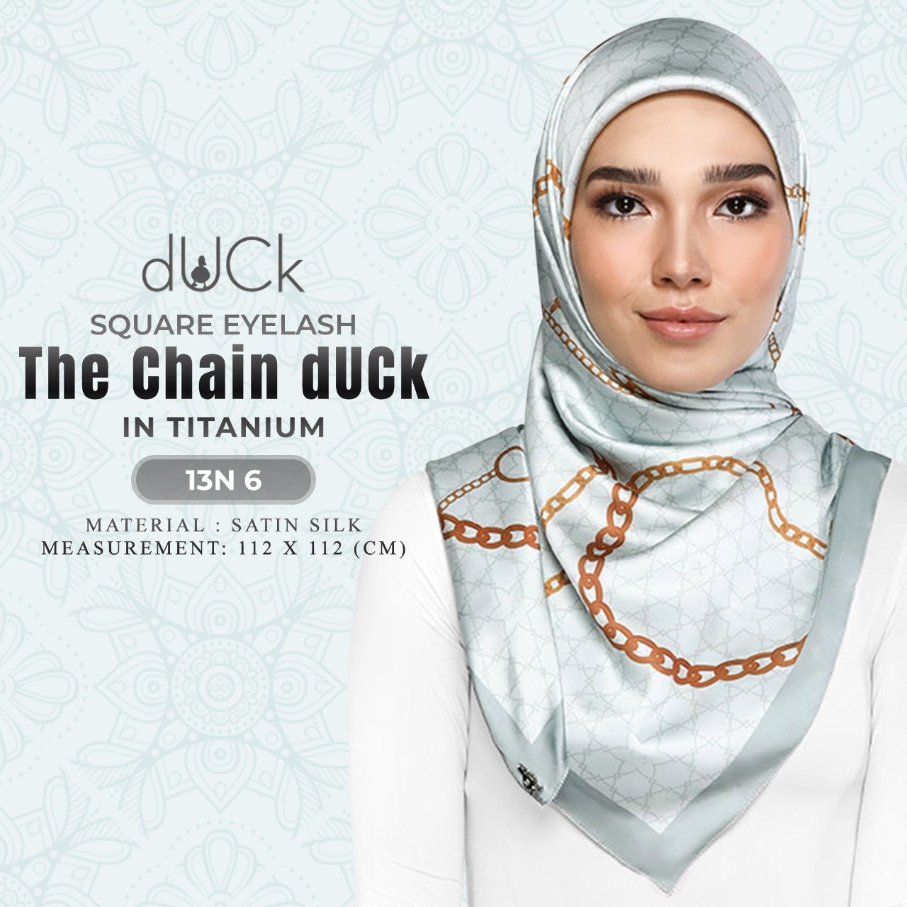 dUCk Inspired The Chain Square Eyelash Collection (13N)