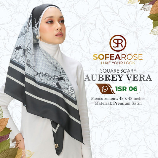 Sofearose Hijab Inspired Square Aubrey Vera Collection (1SR)