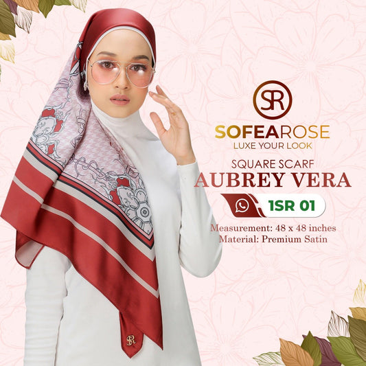 Sofearose Hijab Inspired Square Aubrey Vera Collection (1SR)