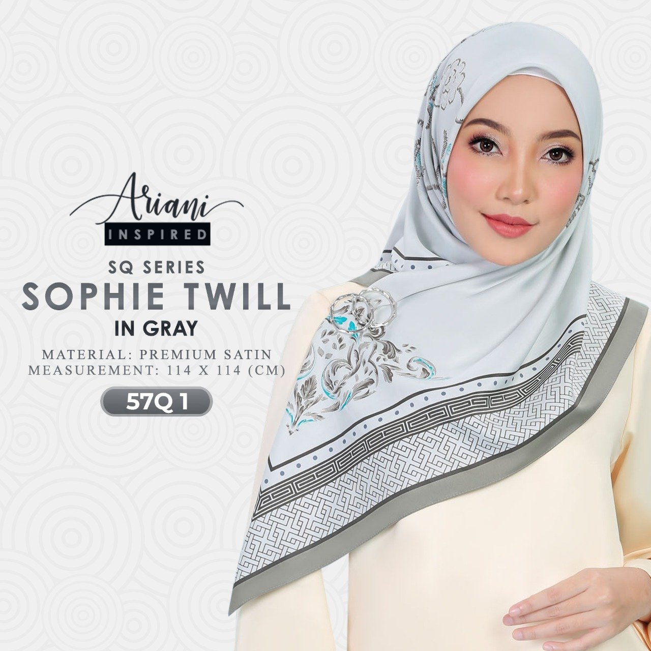 Ariani Inspired Sophie Twill Square Collection (57Q)