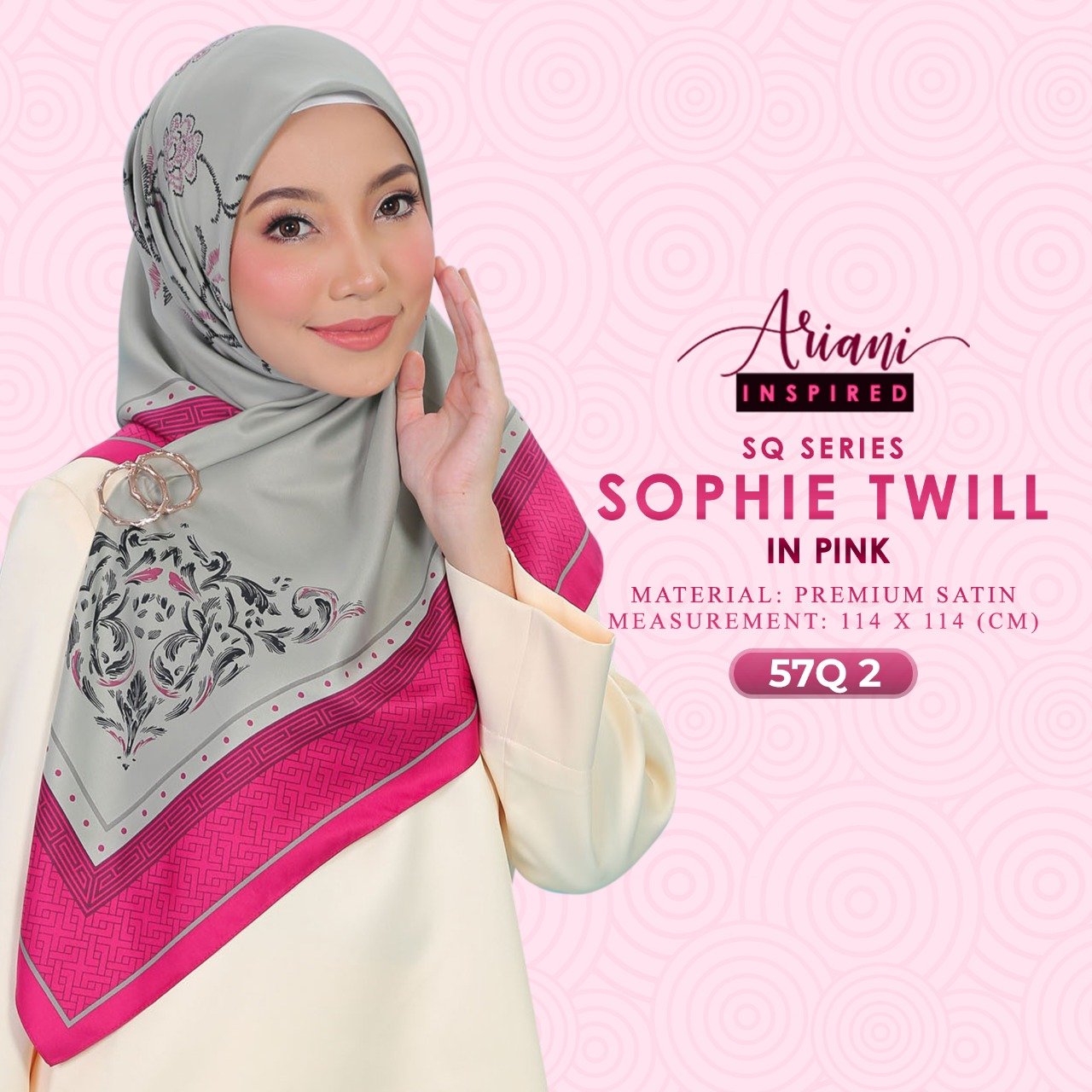 Ariani Inspired Sophie Twill Square Collection (57Q)