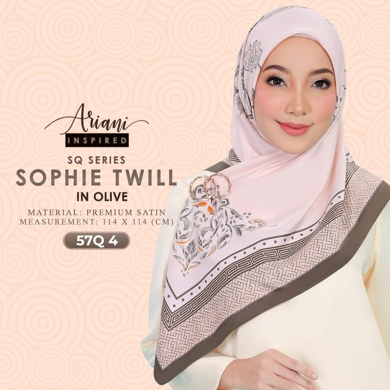 Ariani Inspired Sophie Twill Square Collection (57Q)