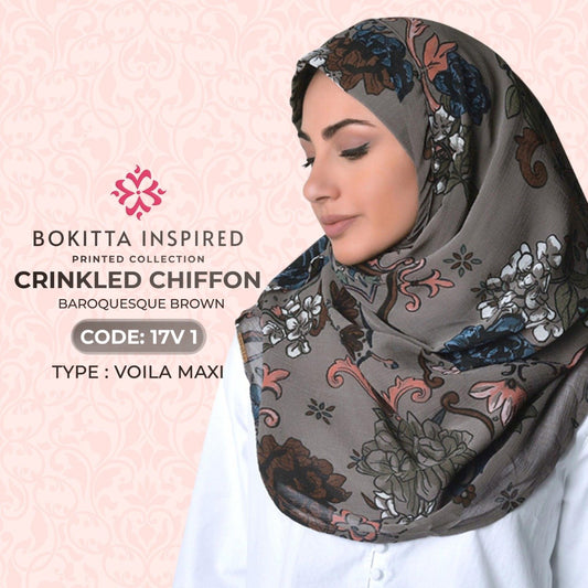 Bokitta Voila!Maxi Printed Crinkled Chiffon Collection (17V)