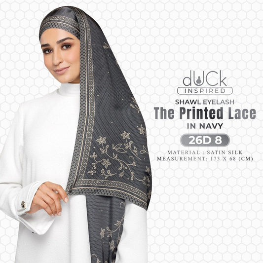 dUCk Inspired The Printed Lace Shawl Collection (26D)