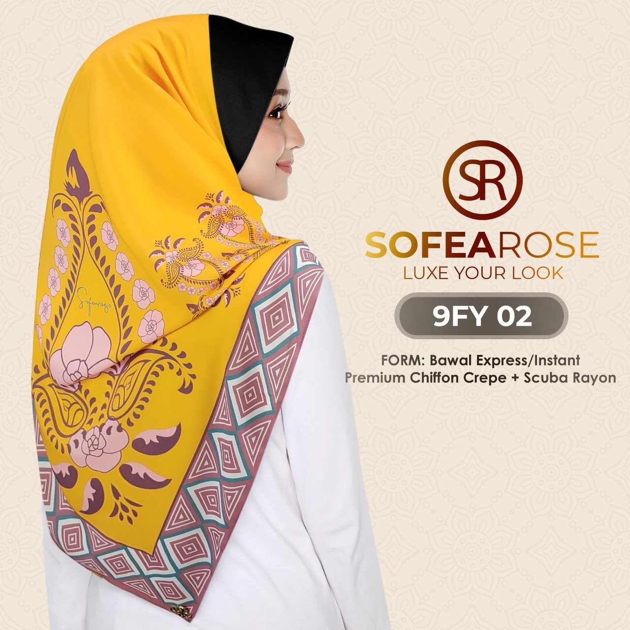 Sofearose Inspired Square Carissa Jane Collection (11FE)