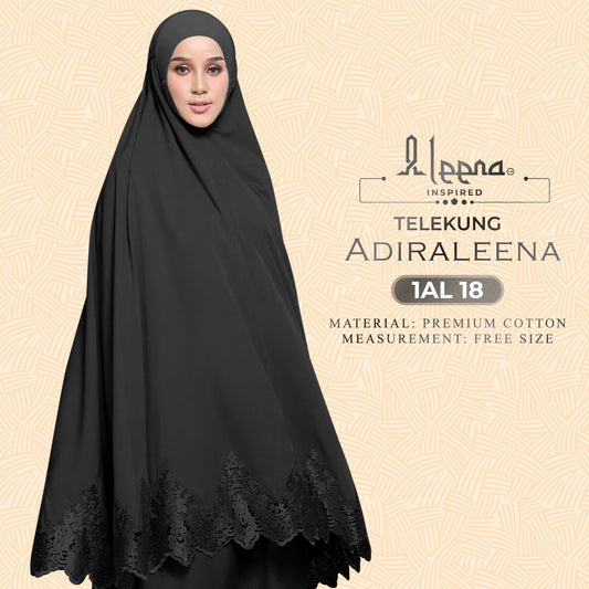 Aleena Telekung Aidraleena Collection - Free Woven Bag (1AL)