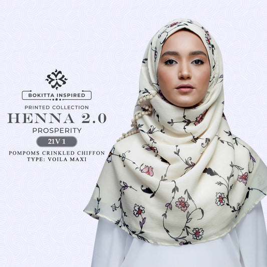 Bokitta Inpsired VOILA!Maxi Printed Henna 2.0 Collection (21V)