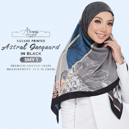 Ariani Inspired Astral Jacquard Twill Square Collection (5MY)