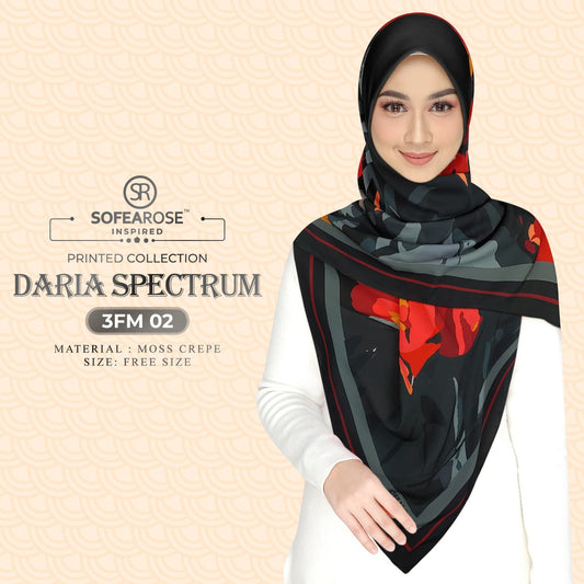 Sofearose Inspired Printed Daria Spectrum Bawal Express Instant Collection 2.0 (3FM)