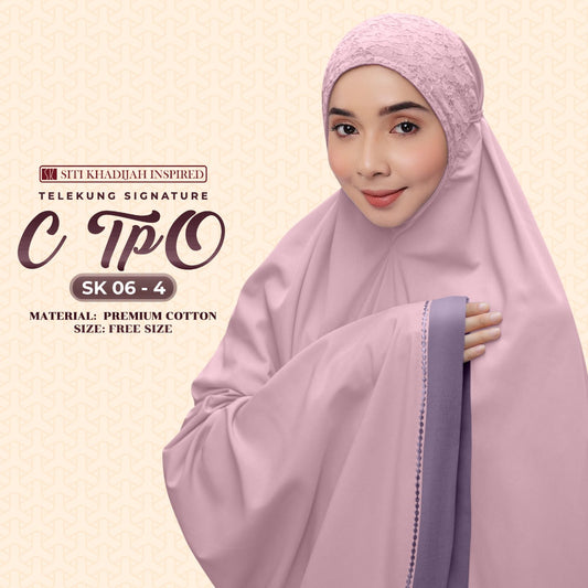 Telekung SK C TPO Collection - Free Woven Bag (SK)