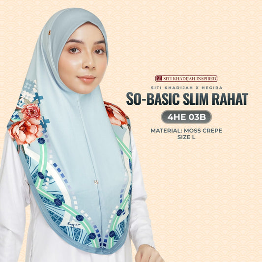 Hegira Inspired So-Basic Slim Rahat Instant Sarung Crepe Collection (4HE)