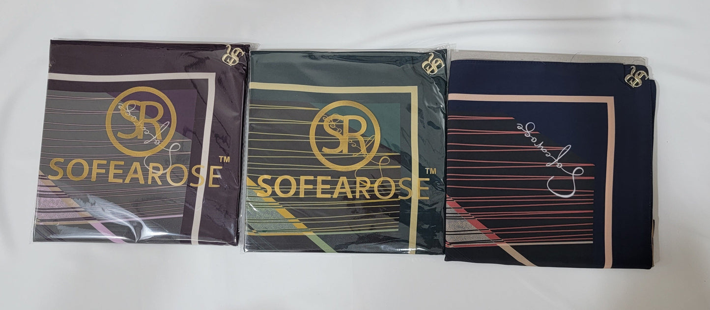 Sofearose Inspired Square Printed Daria Spectrum Collection (2FB)