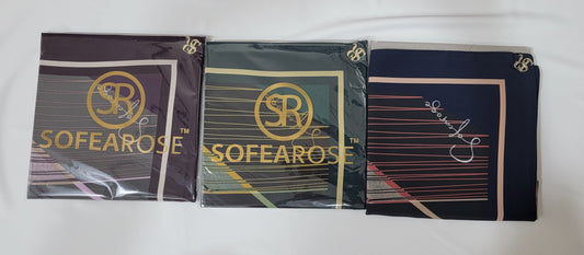Sofearose Inspired Square Printed Daria Spectrum Collection (2FB)