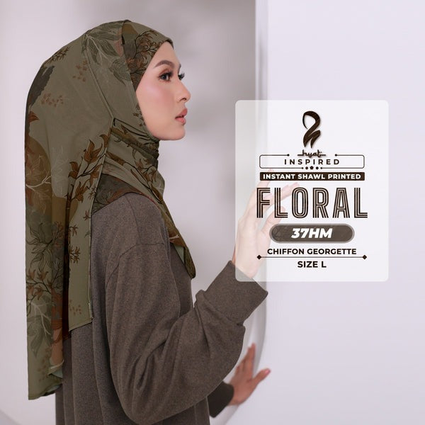 Hyat Hijab Inspired Saddle Xclusive Instant Shawl & Luxe Collection (37HX-37HM-37HL)
